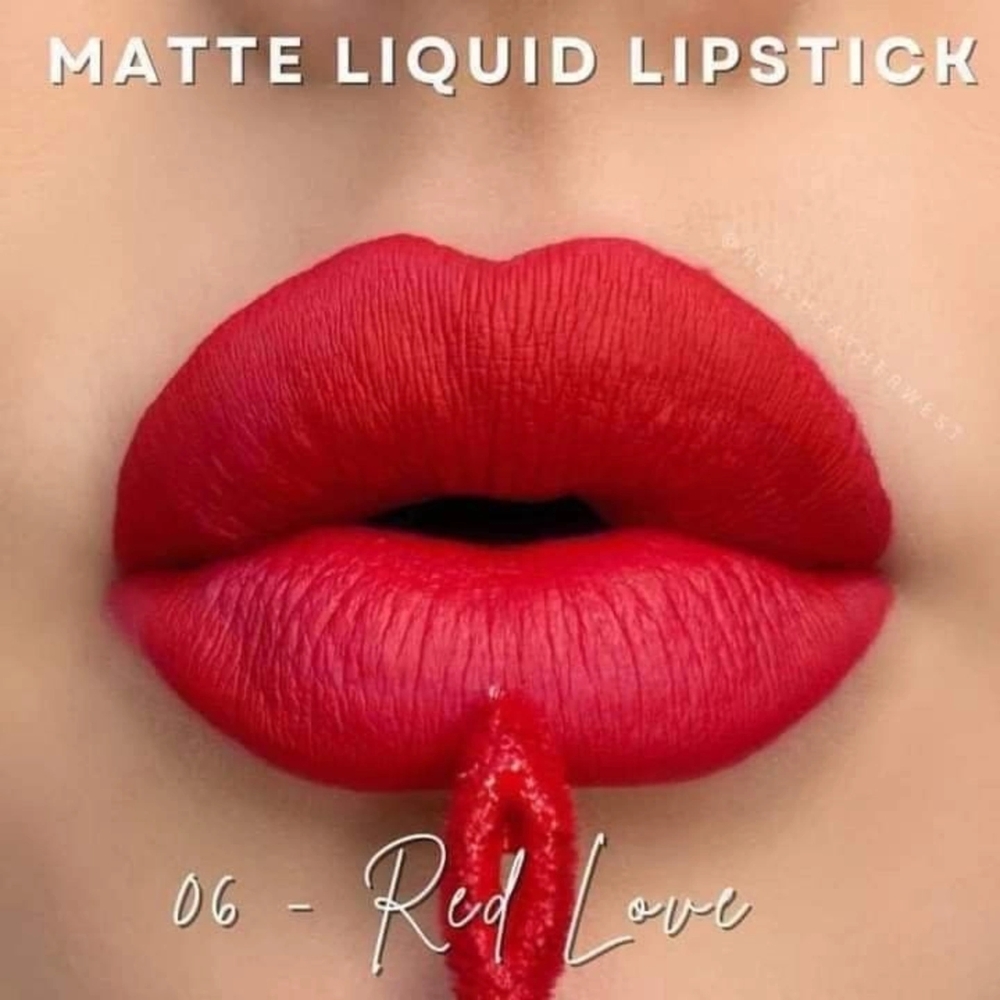 Explotion Of Color, Red Matte Lipstick with Organic Pigmentation